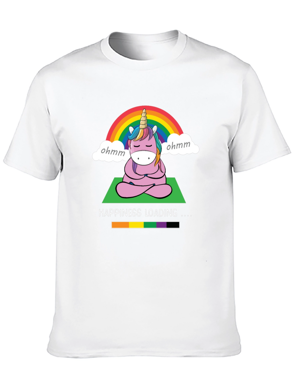 Unicorn Meditation Tee - Happiness Loading