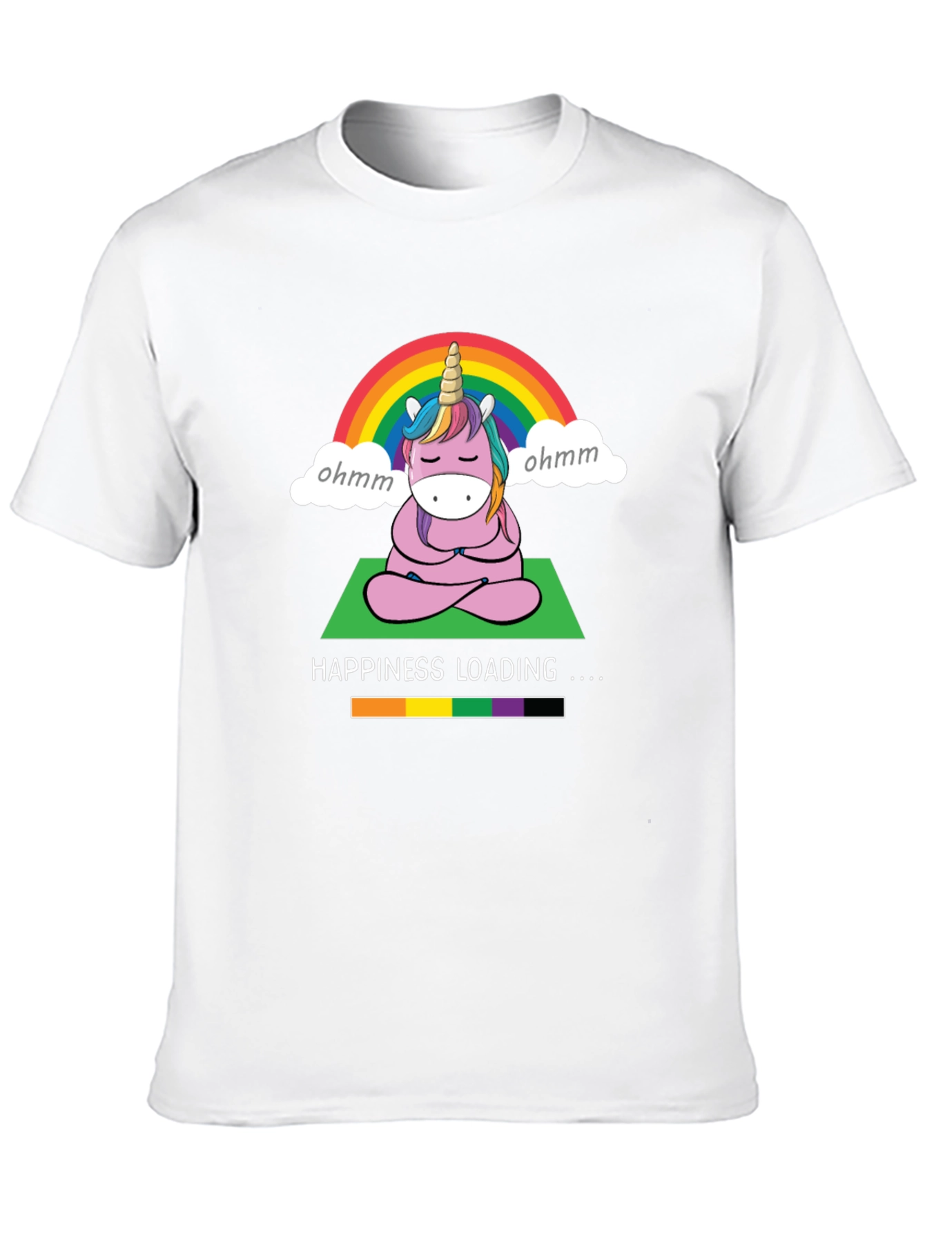 Unicorn Meditation Tee - Happiness Loading