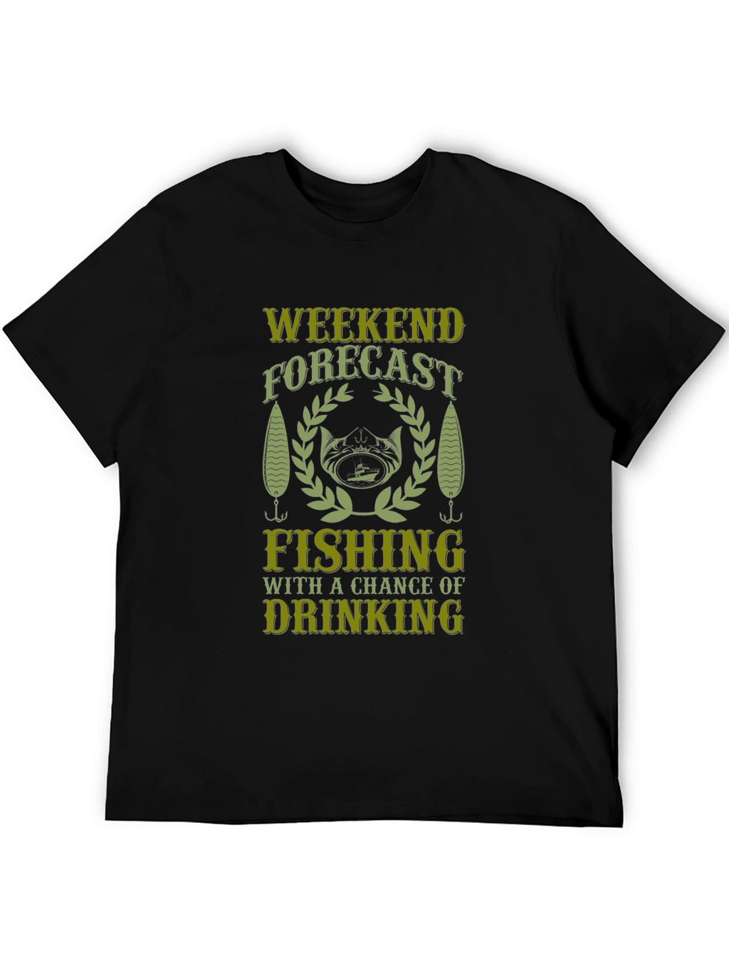 Weekend Forecast Fishing T-Shirt