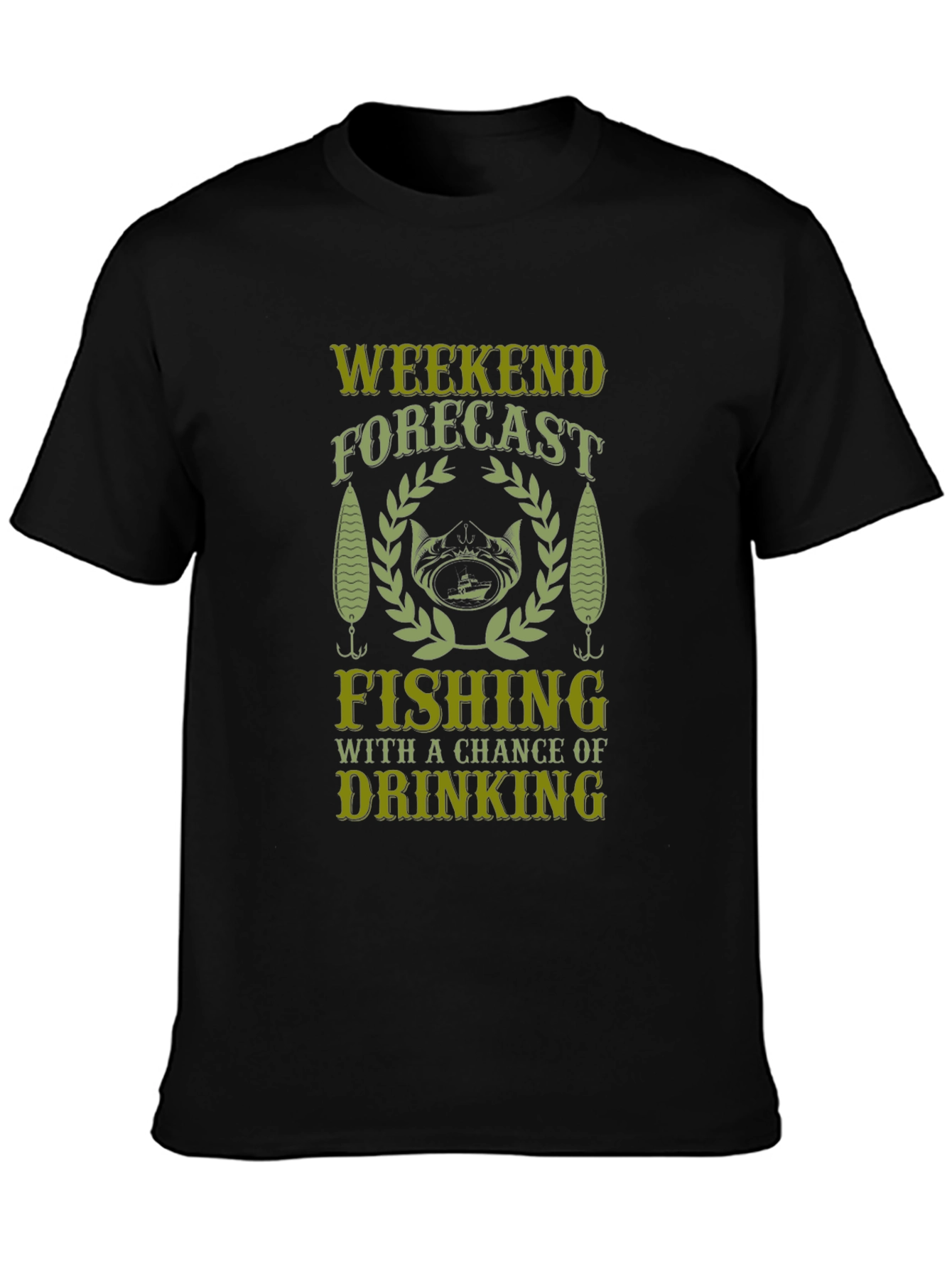 Weekend Forecast Fishing T-Shirt