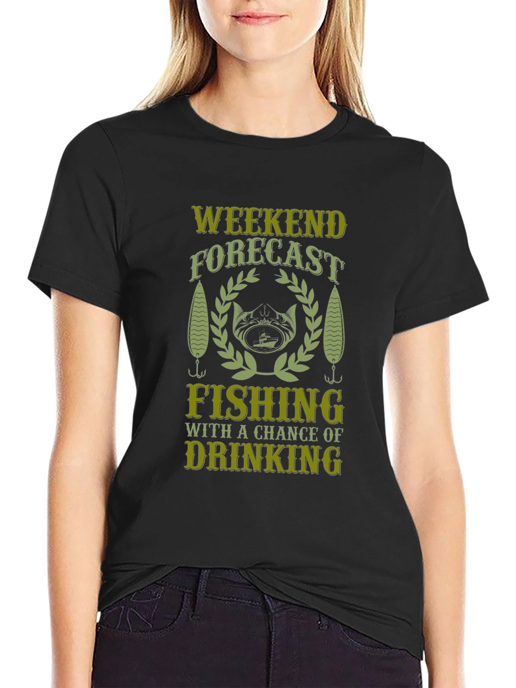 Weekend Forecast Fishing T-Shirt