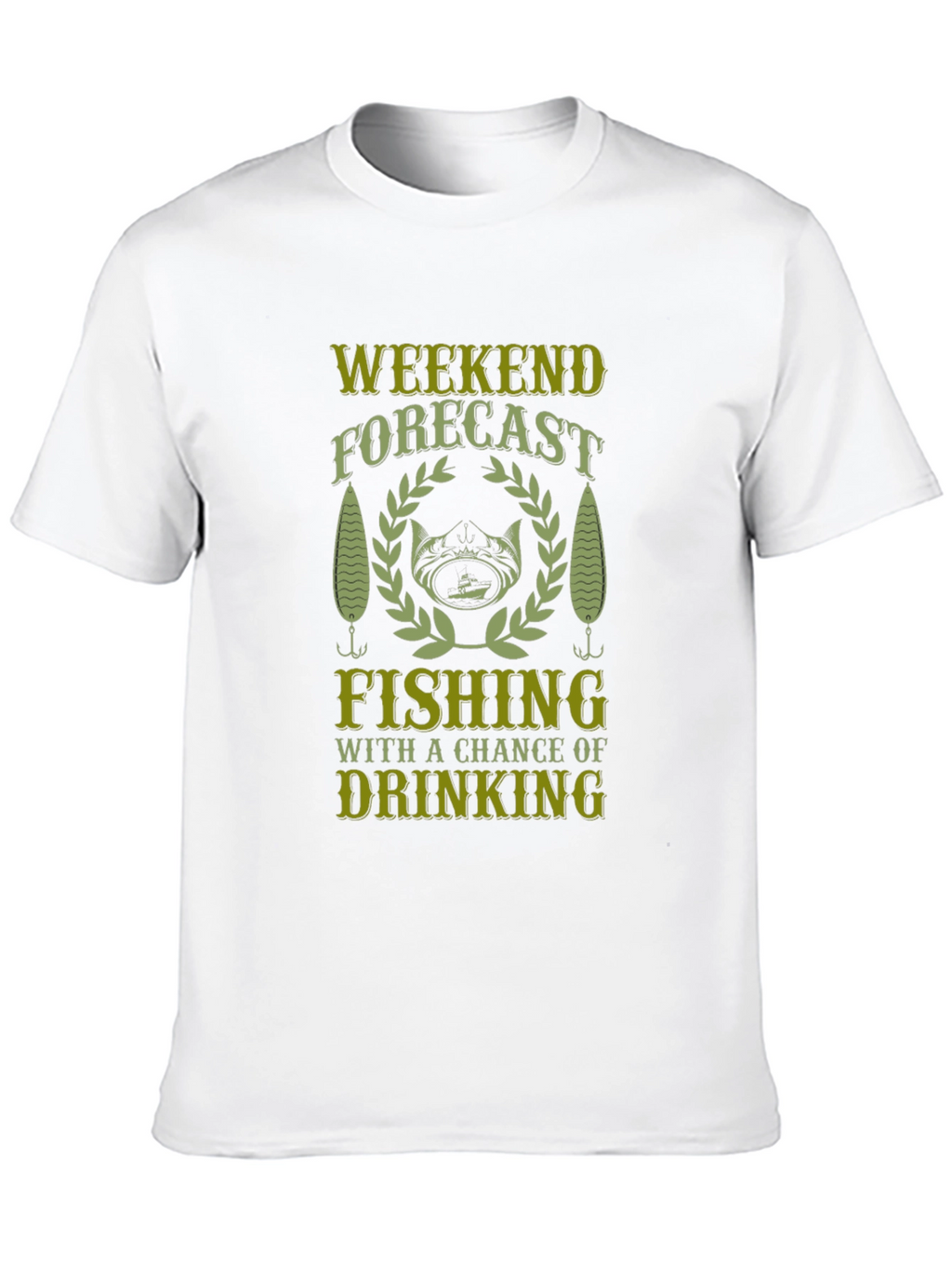 Weekend Forecast Fishing T-Shirt