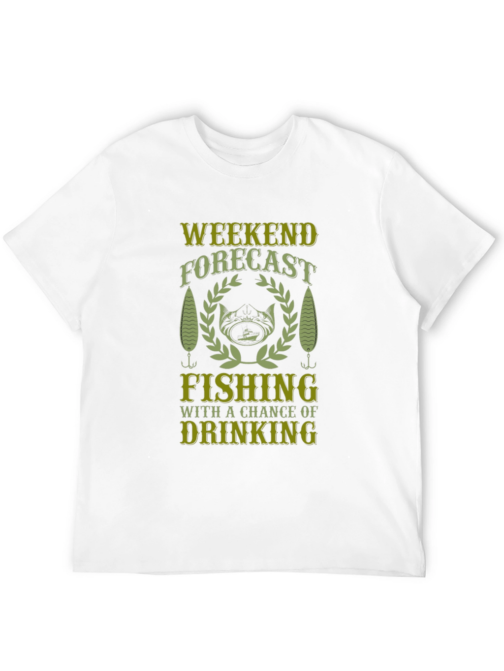 Weekend Forecast Fishing T-Shirt