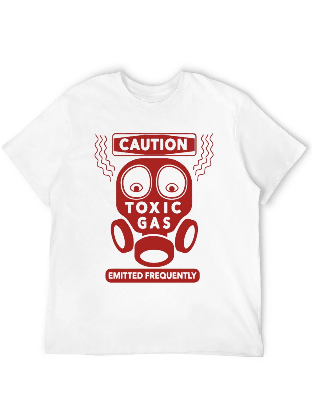 Caution Toxic Gas Funny Graphic T-Shirt