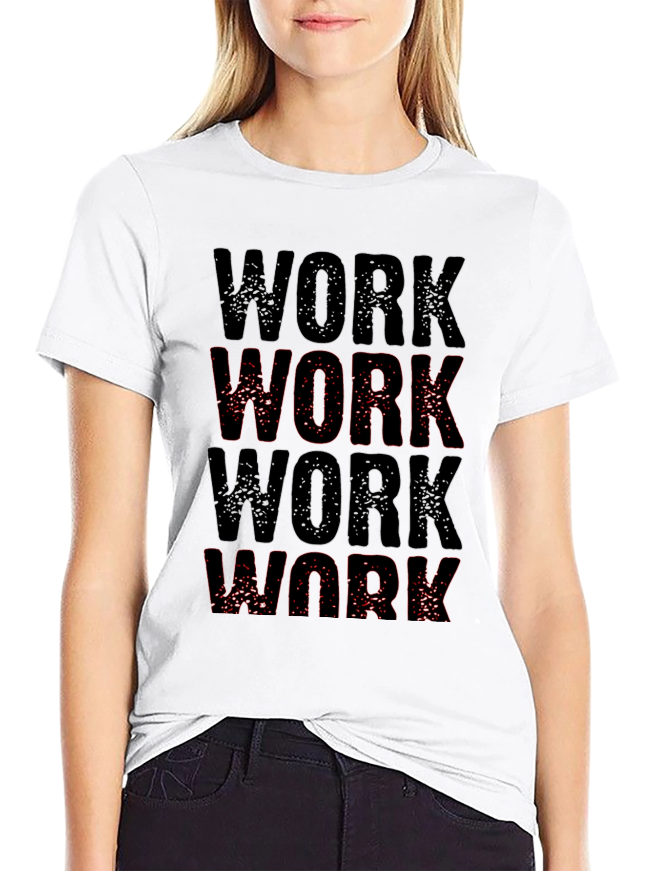 Work Graphic T-Shirt - Premium Cotton Tee