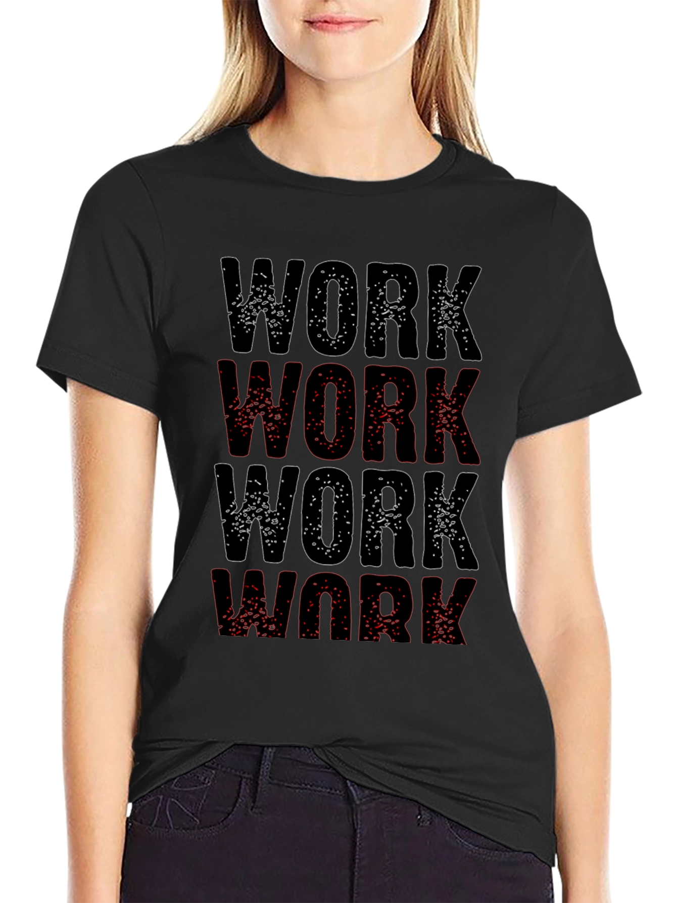 Work Graphic T-Shirt - Premium Cotton Tee