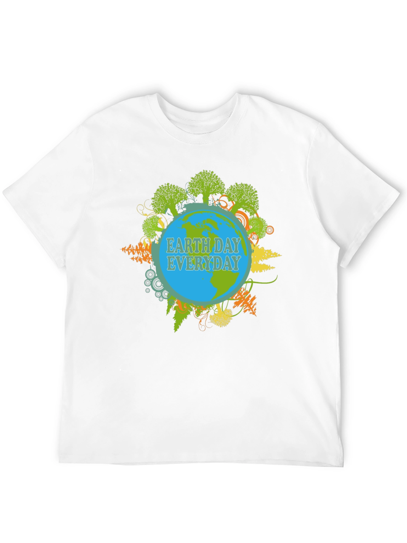 Earth Day Everyday Graphic T-Shirt - Unisex Black Tee