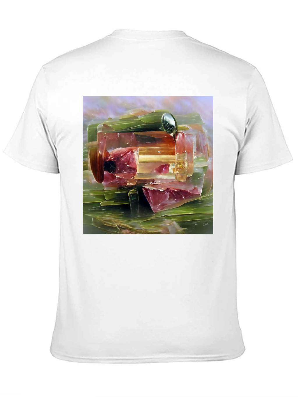 Abstract Food Art T-Shirt - Unique Graphic Tee