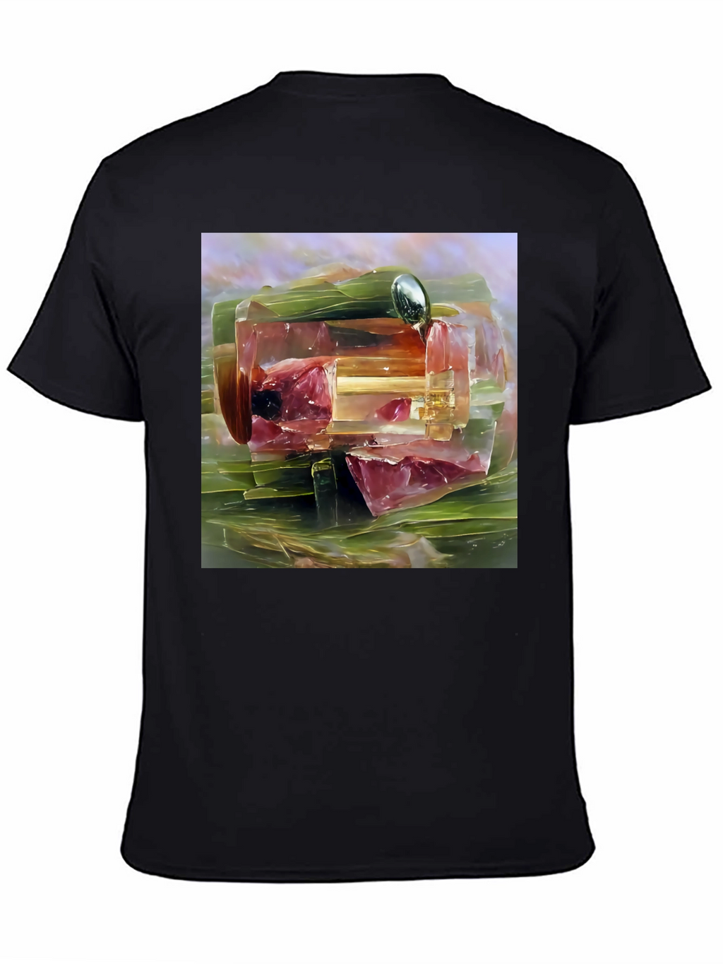 Abstract Food Art T-Shirt - Unique Graphic Tee