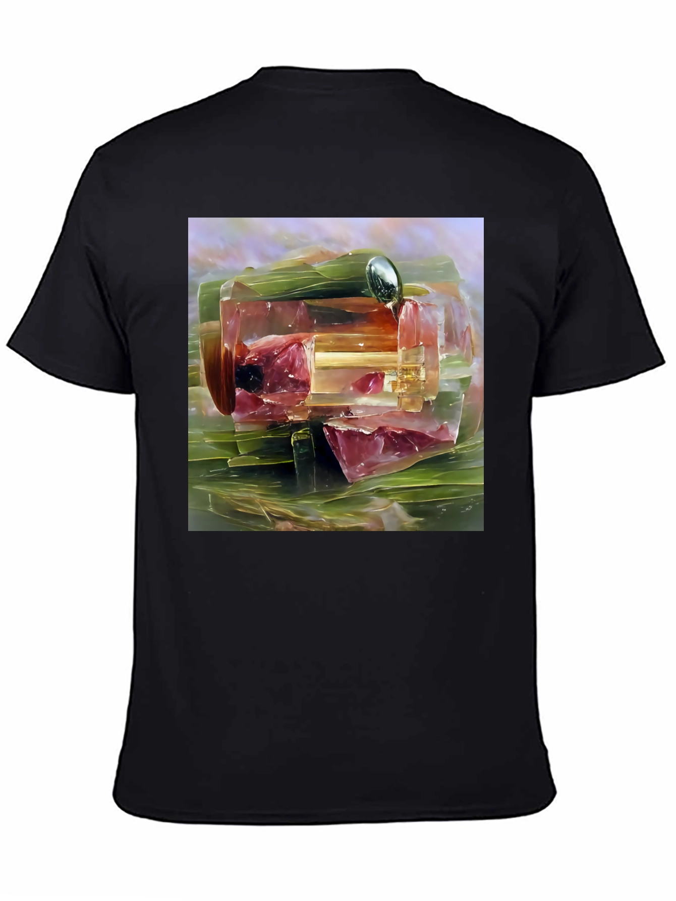 Abstract Food Art T-Shirt - Unique Graphic Tee