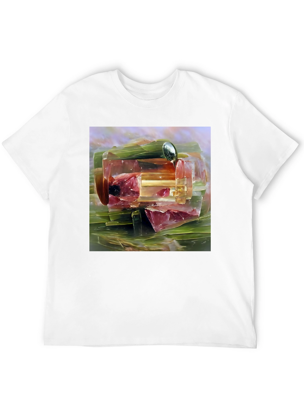 Abstract Food Art T-Shirt - Unique Graphic Tee