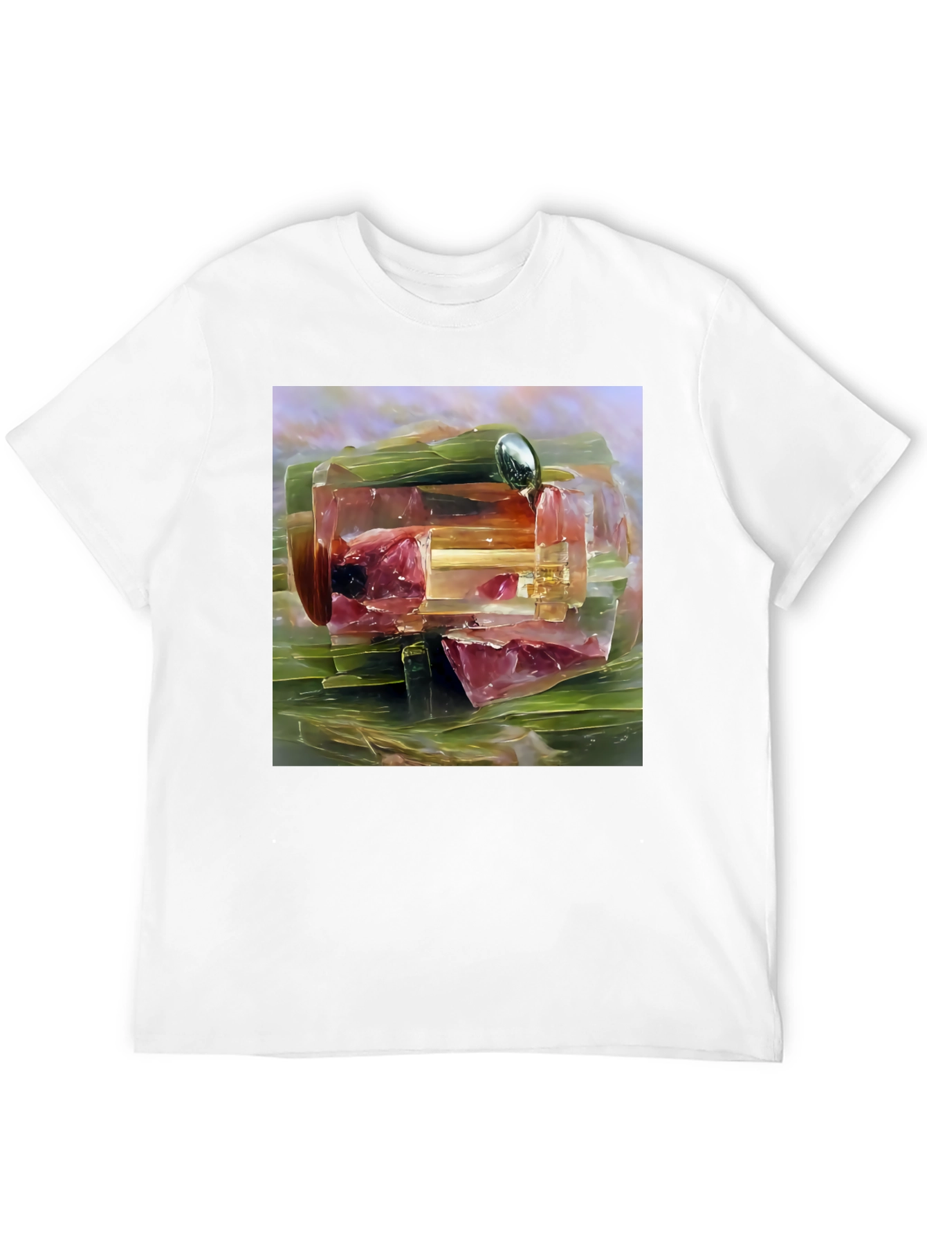 Abstract Food Art T-Shirt - Unique Graphic Tee