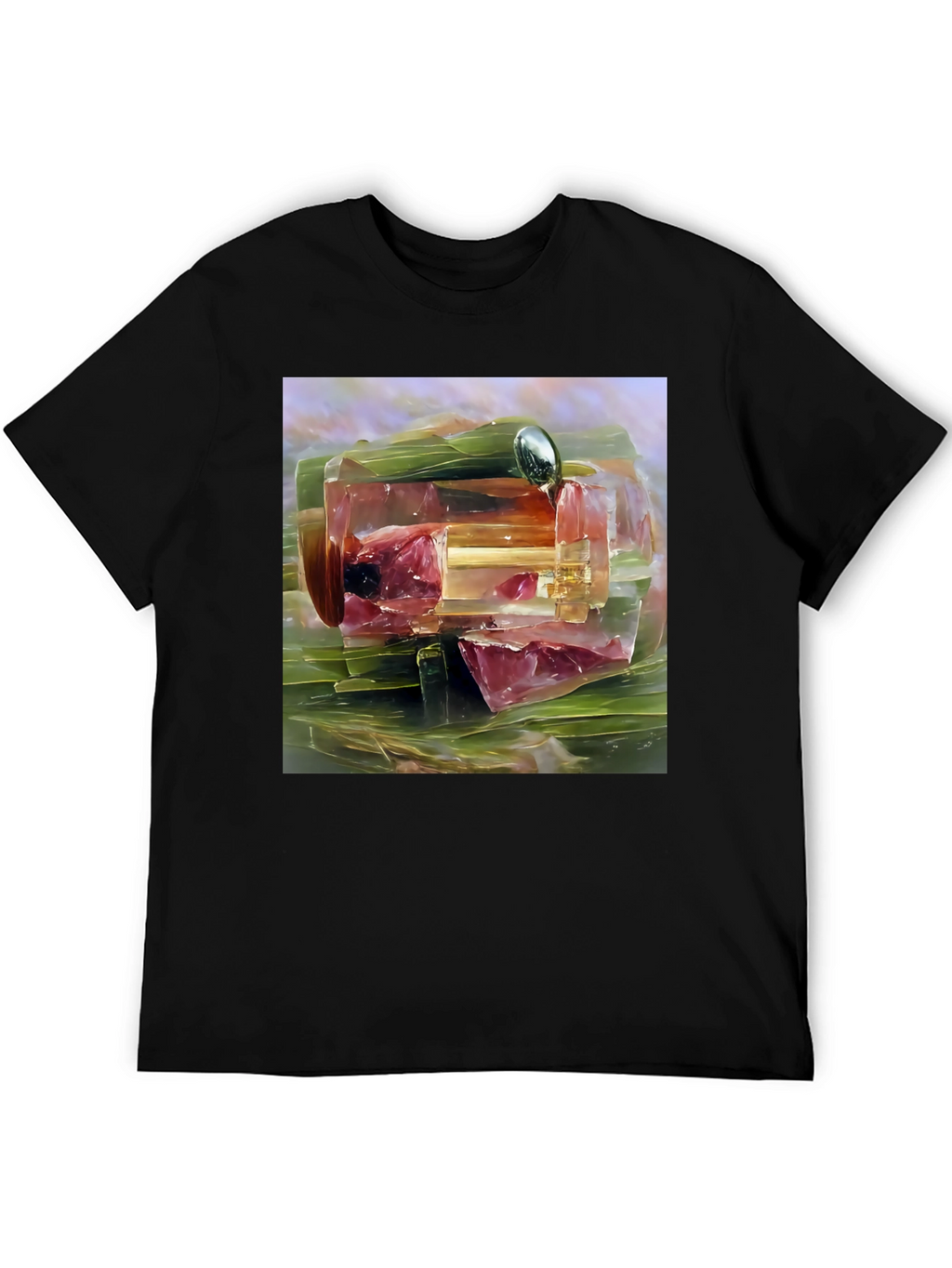 Abstract Food Art T-Shirt - Unique Graphic Tee