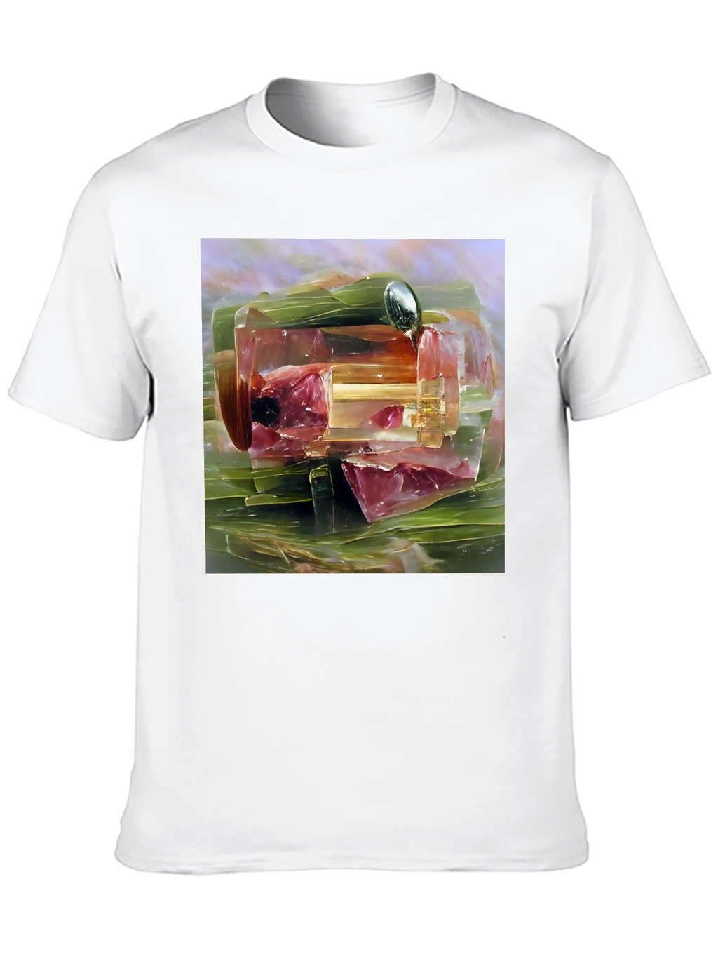 Abstract Food Art T-Shirt - Unique Graphic Tee