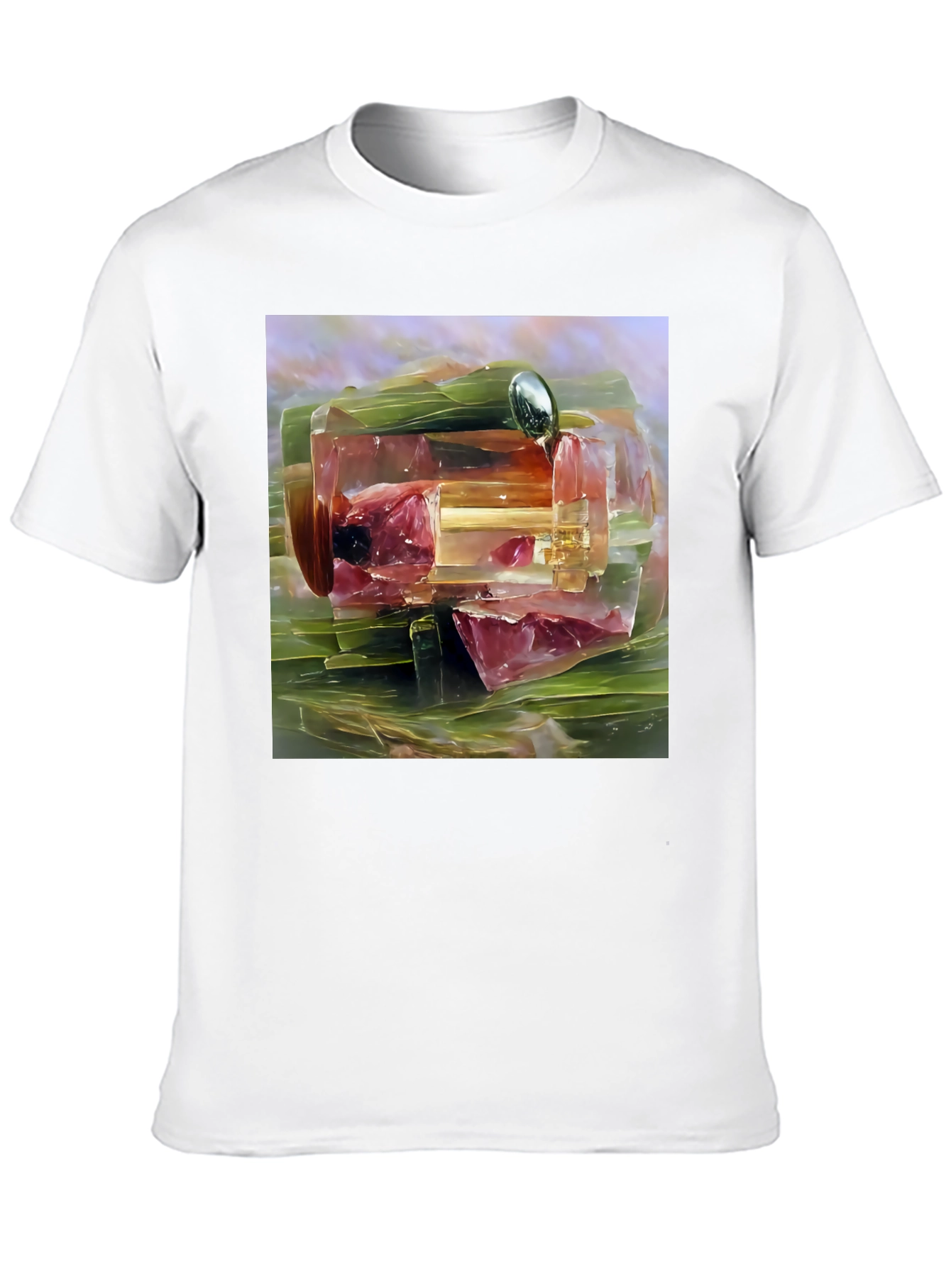 Abstract Food Art T-Shirt - Unique Graphic Tee