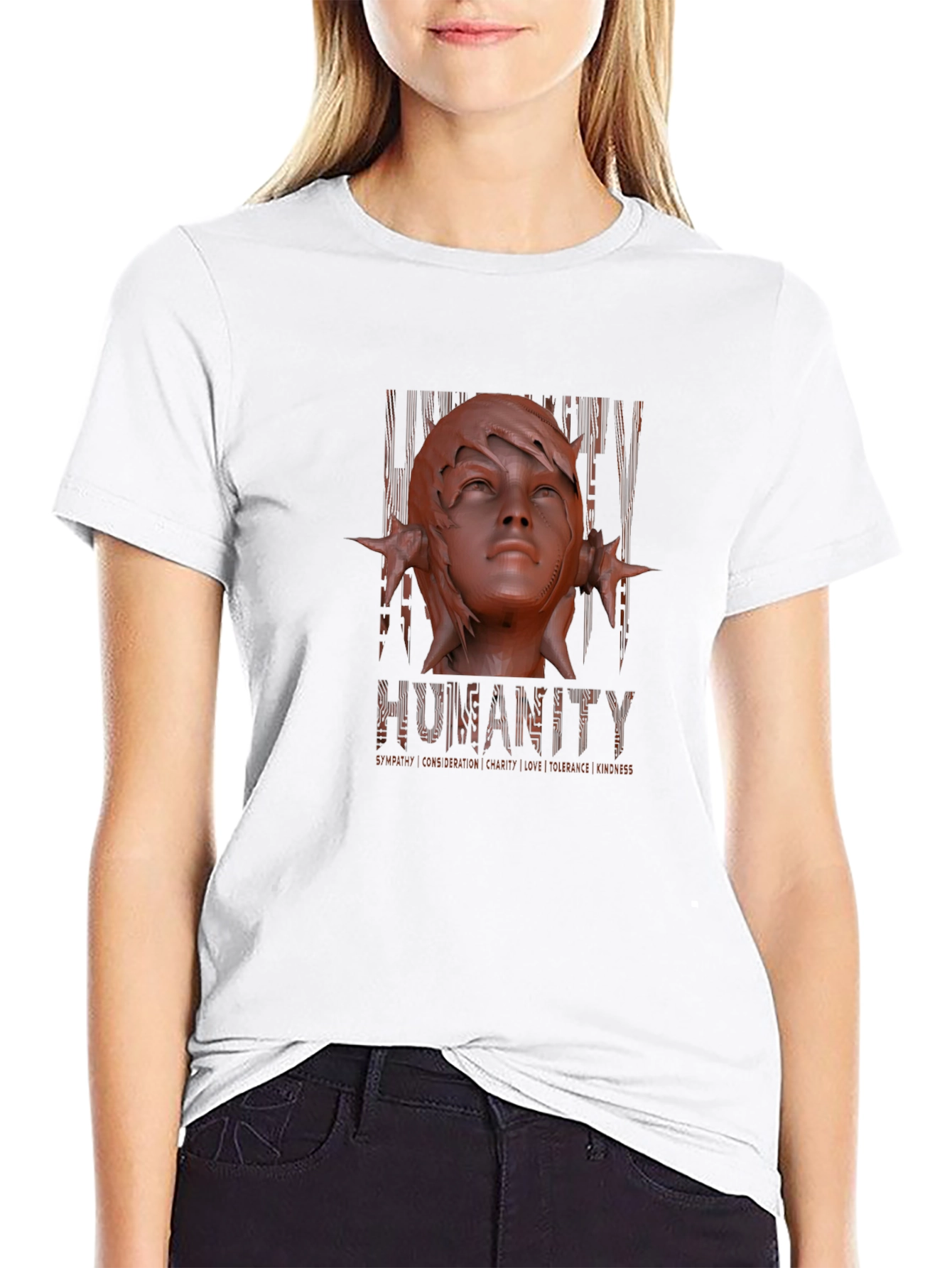 Humanity Graphic Print T-Shirt