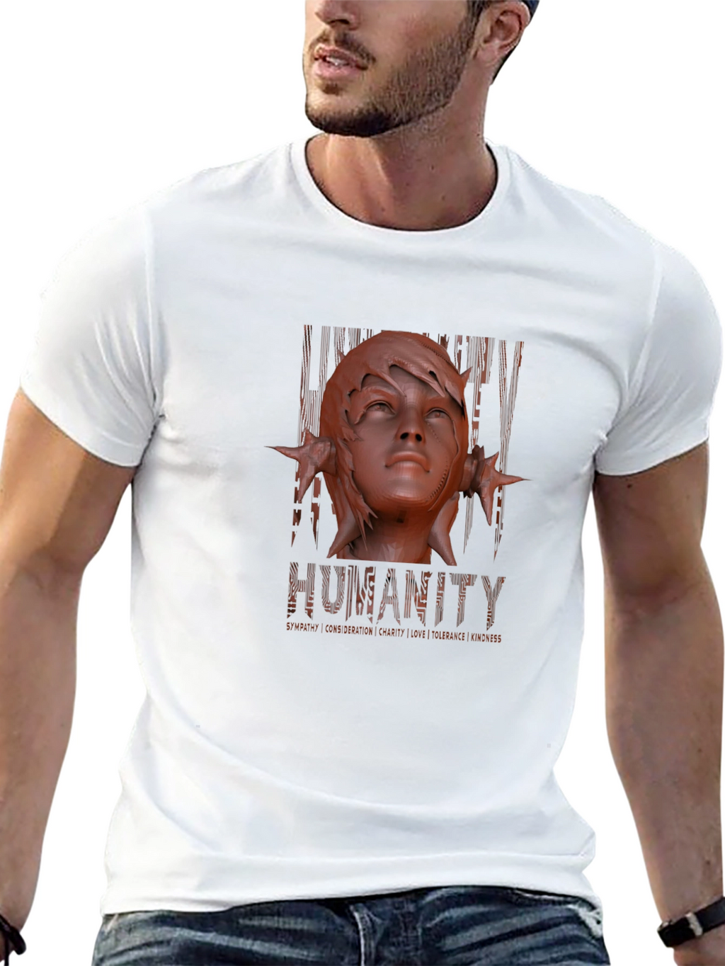 Humanity Graphic Print T-Shirt