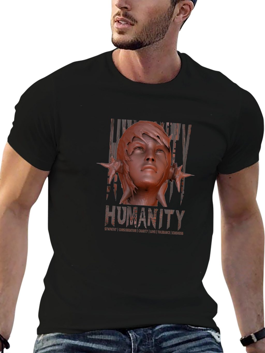 Humanity Graphic Print T-Shirt
