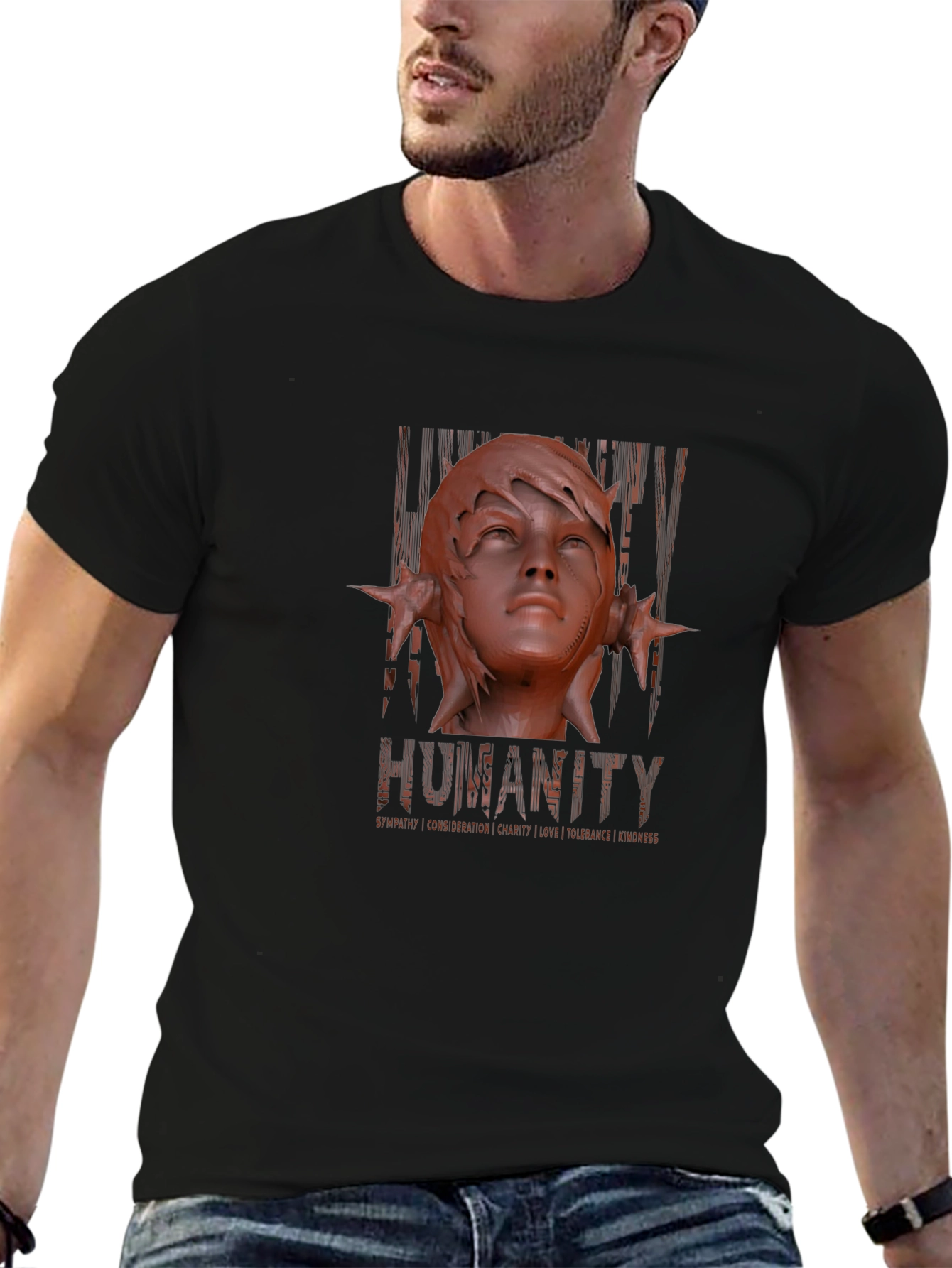 Humanity Graphic Print T-Shirt