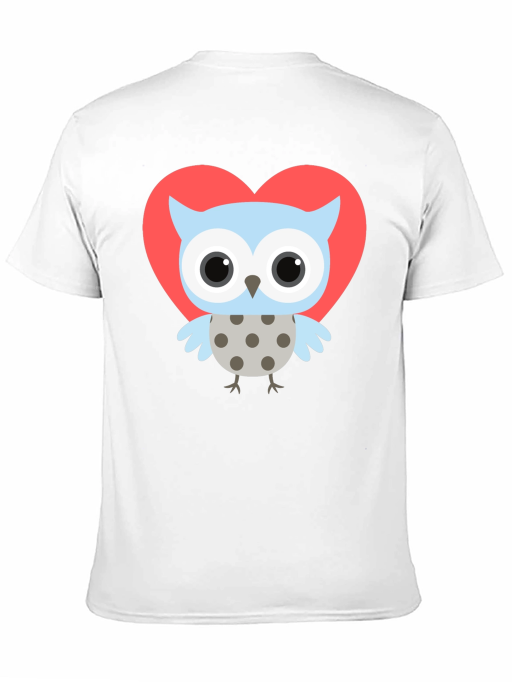 Owl Heart T-Shirt - Cute Graphic Tee