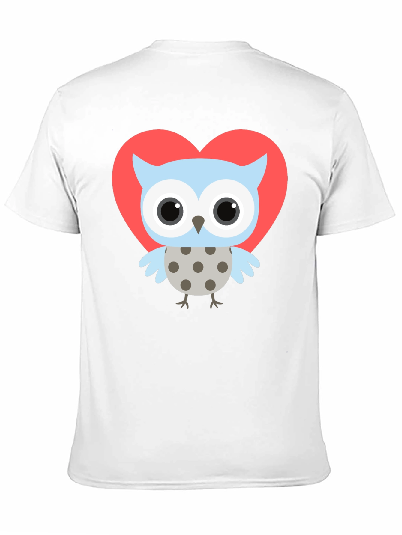 Owl Heart T-Shirt - Cute Graphic Tee