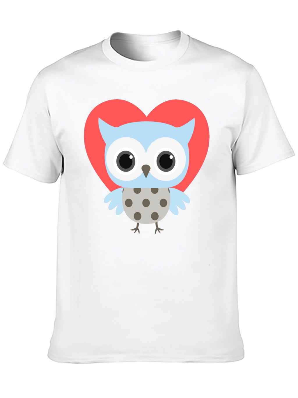 Owl Heart T-Shirt - Cute Graphic Tee