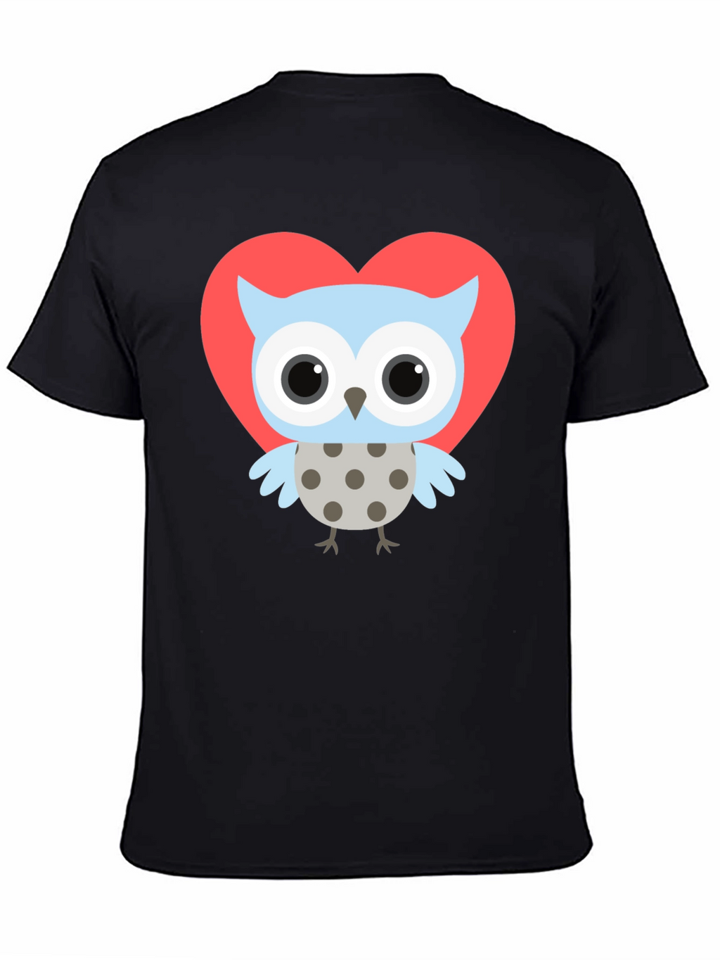 Owl Heart T-Shirt - Cute Graphic Tee
