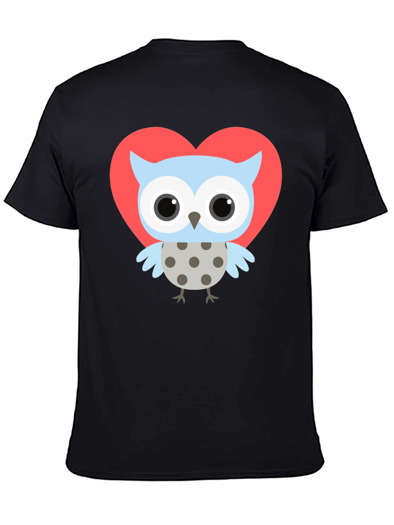 Owl Heart T-Shirt - Cute Graphic Tee