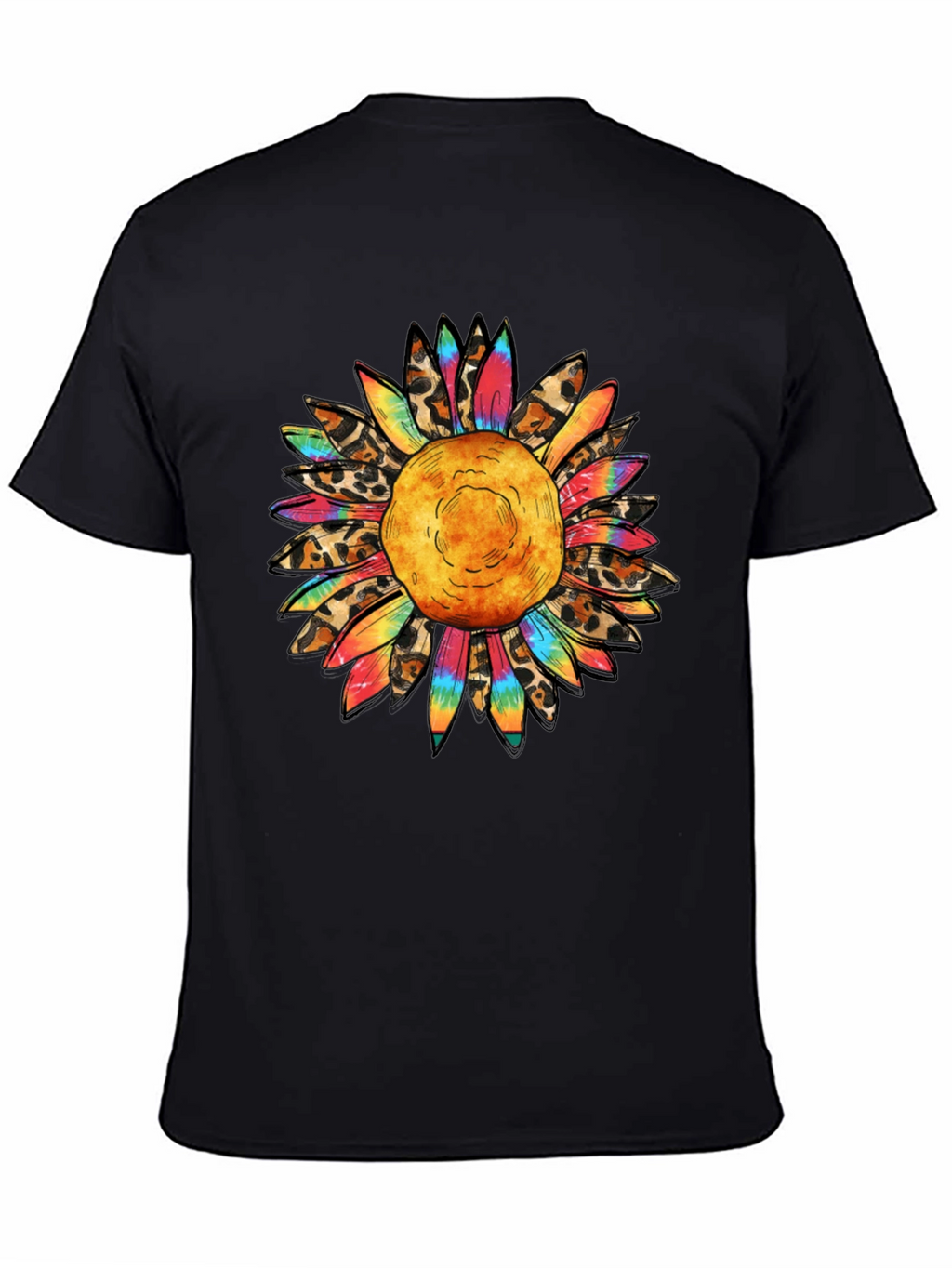 Sunflower Graphic Tee - Mens Black T-Shirt