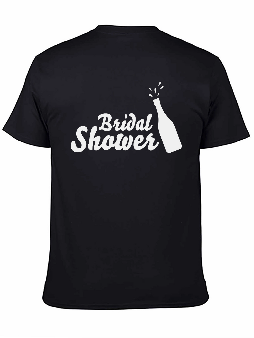 Bridal Shower Black T-Shirt