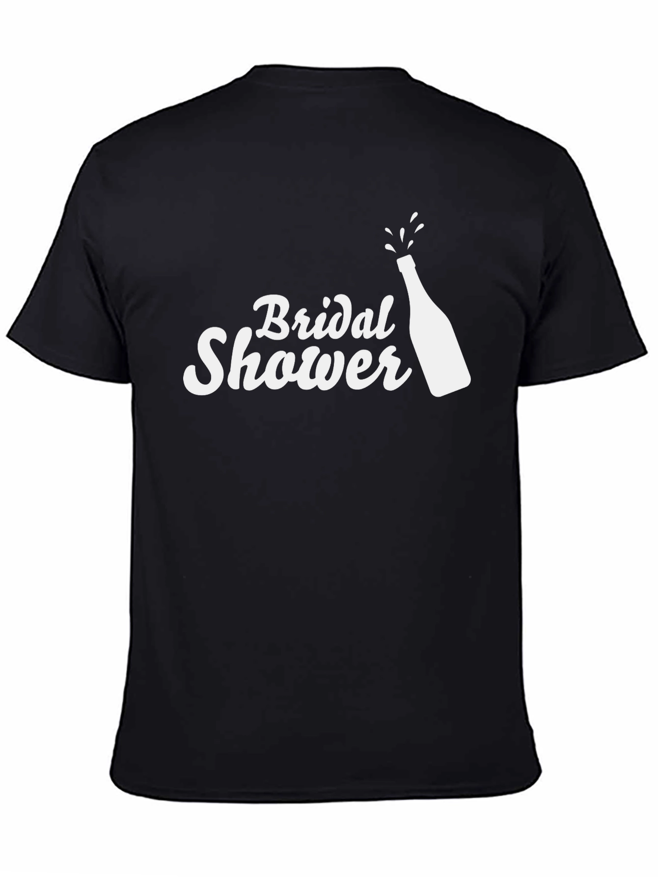 Bridal Shower Black T-Shirt