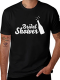 Bridal Shower Black T-Shirt
