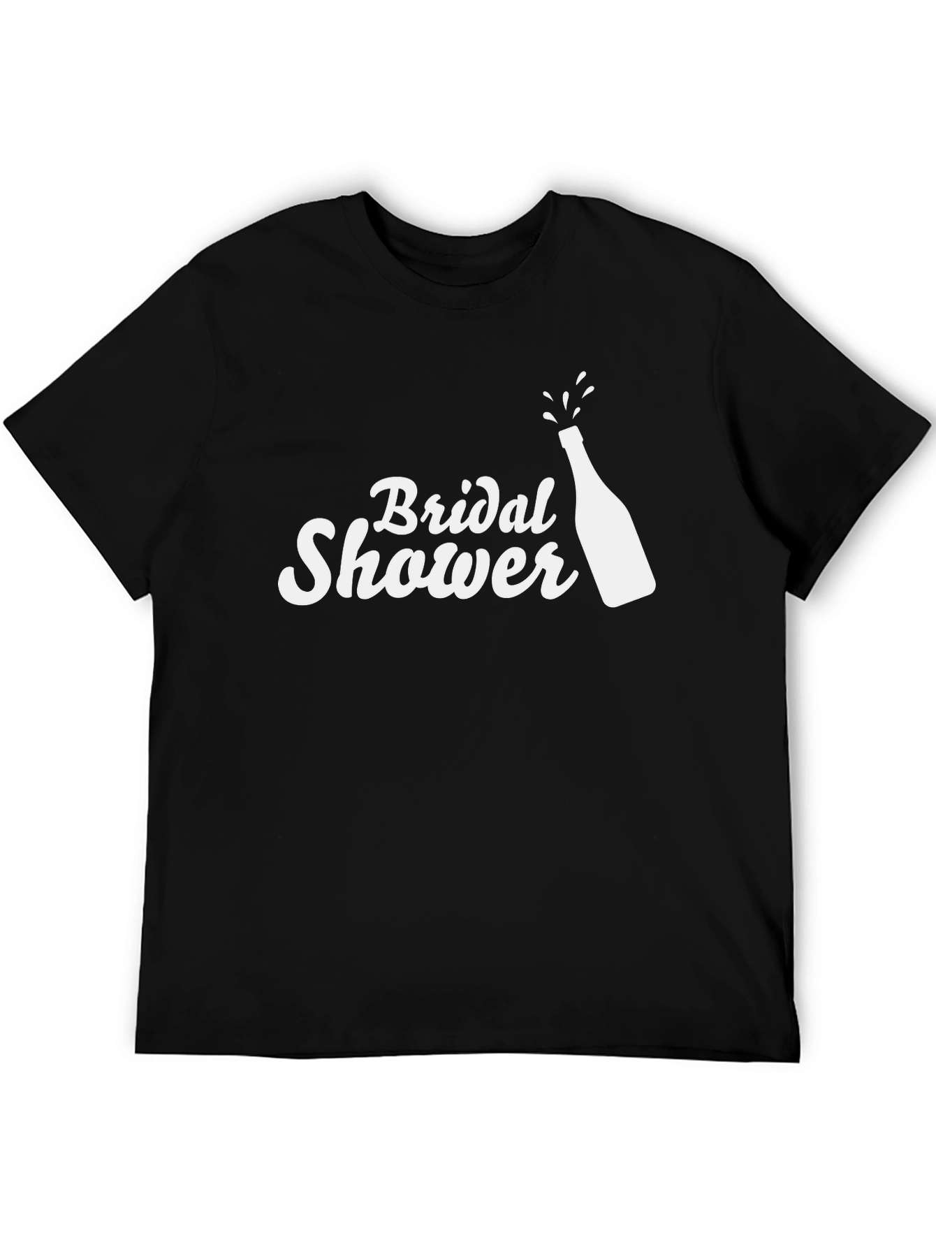 Bridal Shower Black T-Shirt