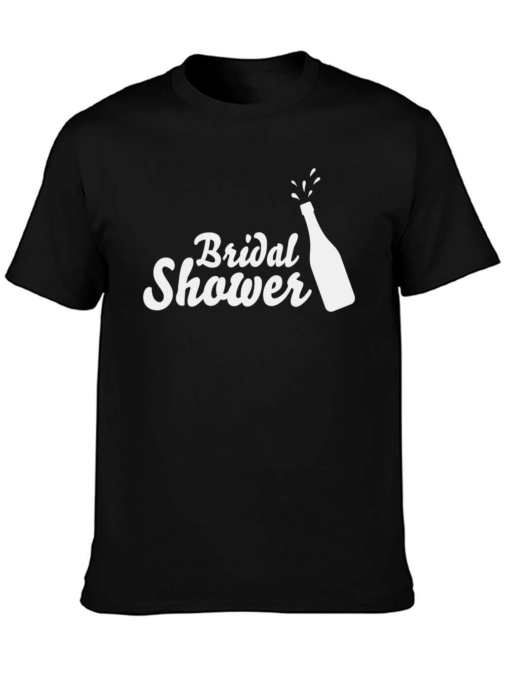 Bridal Shower Black T-Shirt