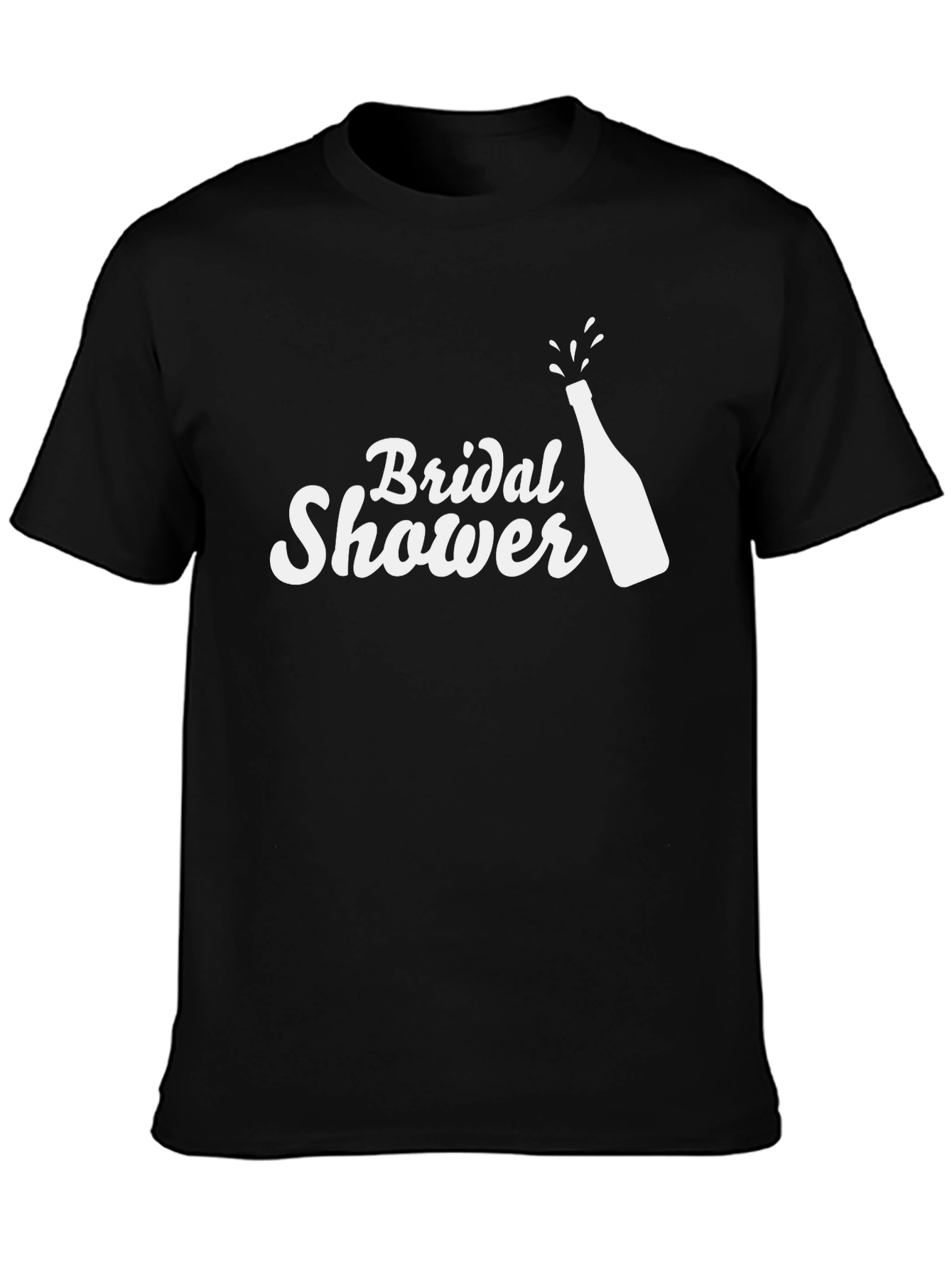 Bridal Shower Black T-Shirt