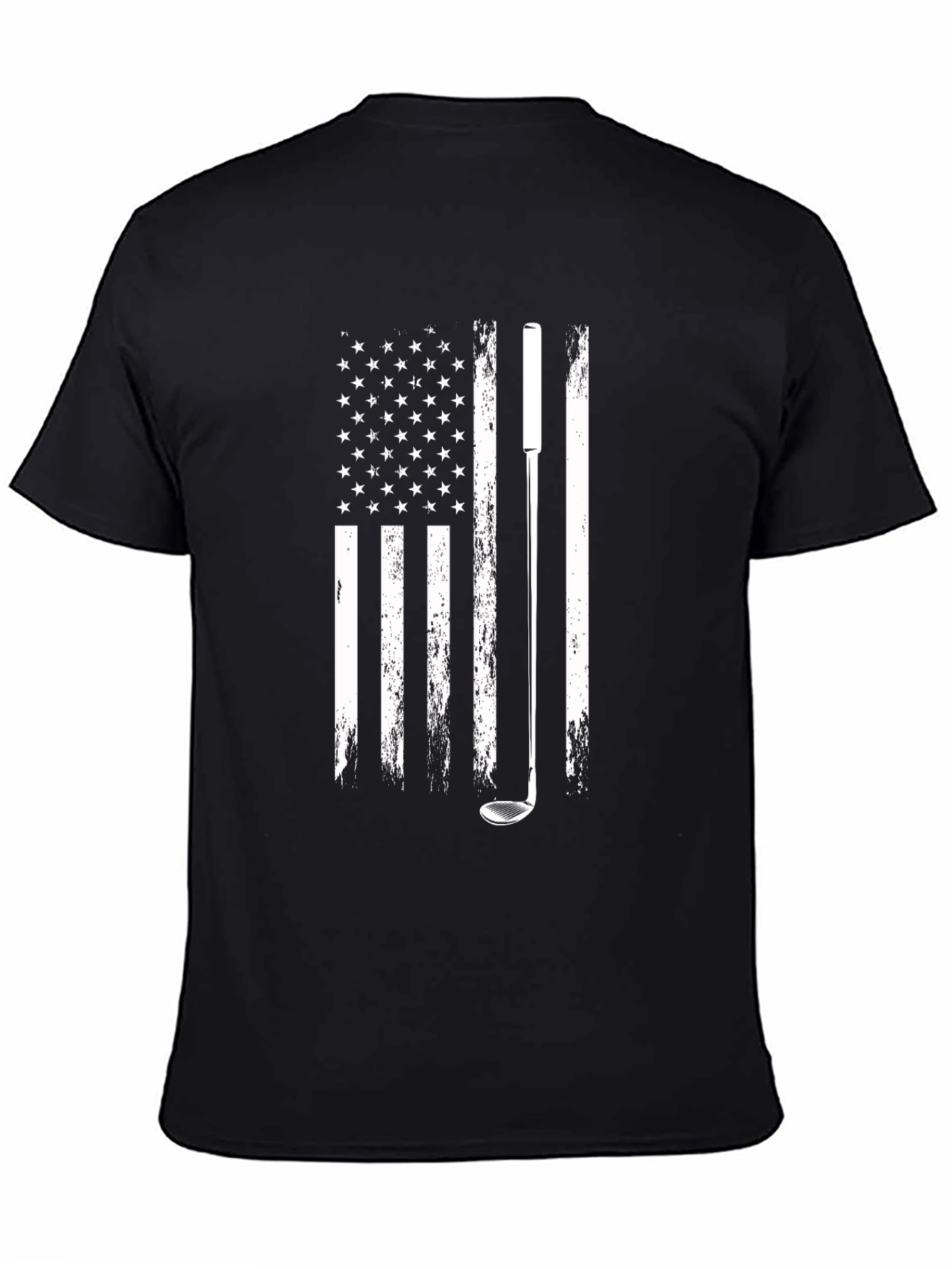 American Flag Golf T-Shirt