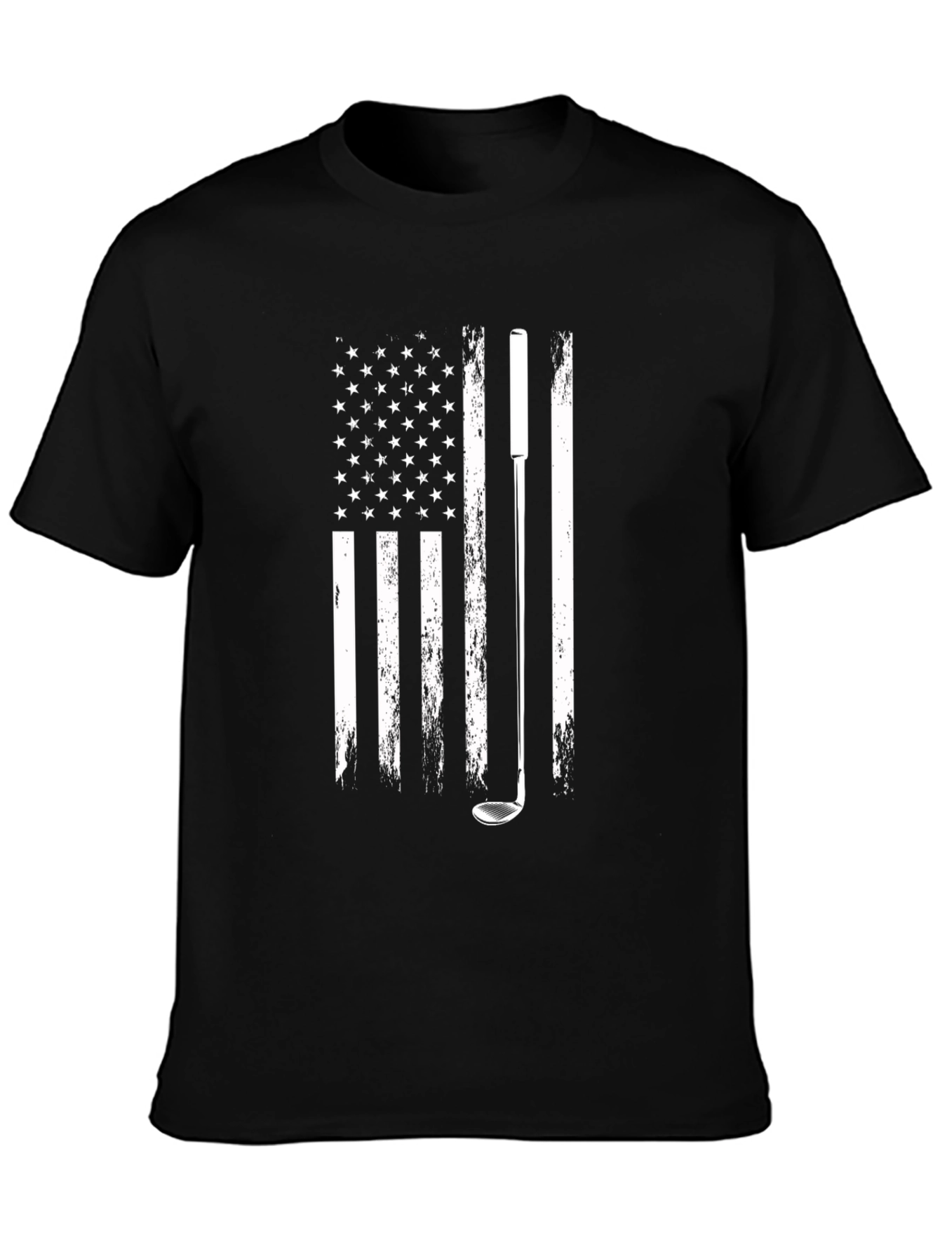 American Flag Golf T-Shirt