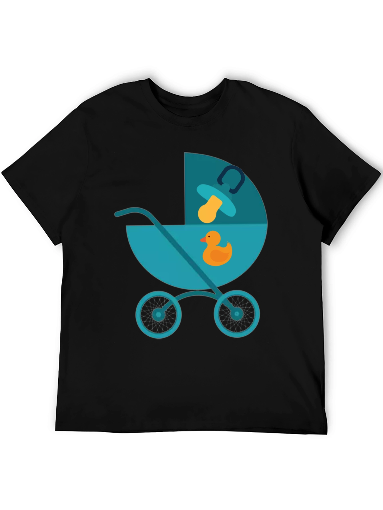 Cute Baby Stroller Graphic T-Shirt - Soft Cotton Tee