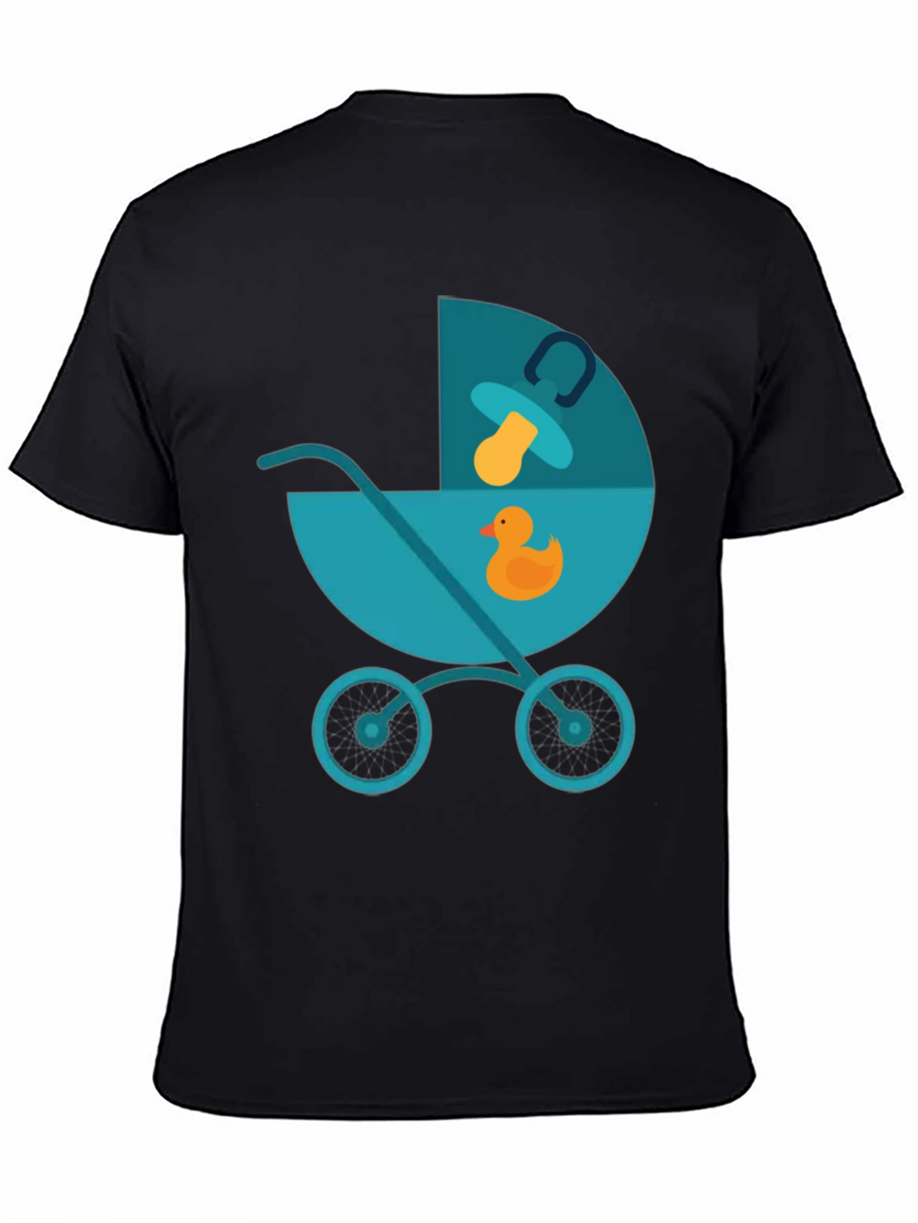 Cute Baby Stroller Graphic T-Shirt - Soft Cotton Tee