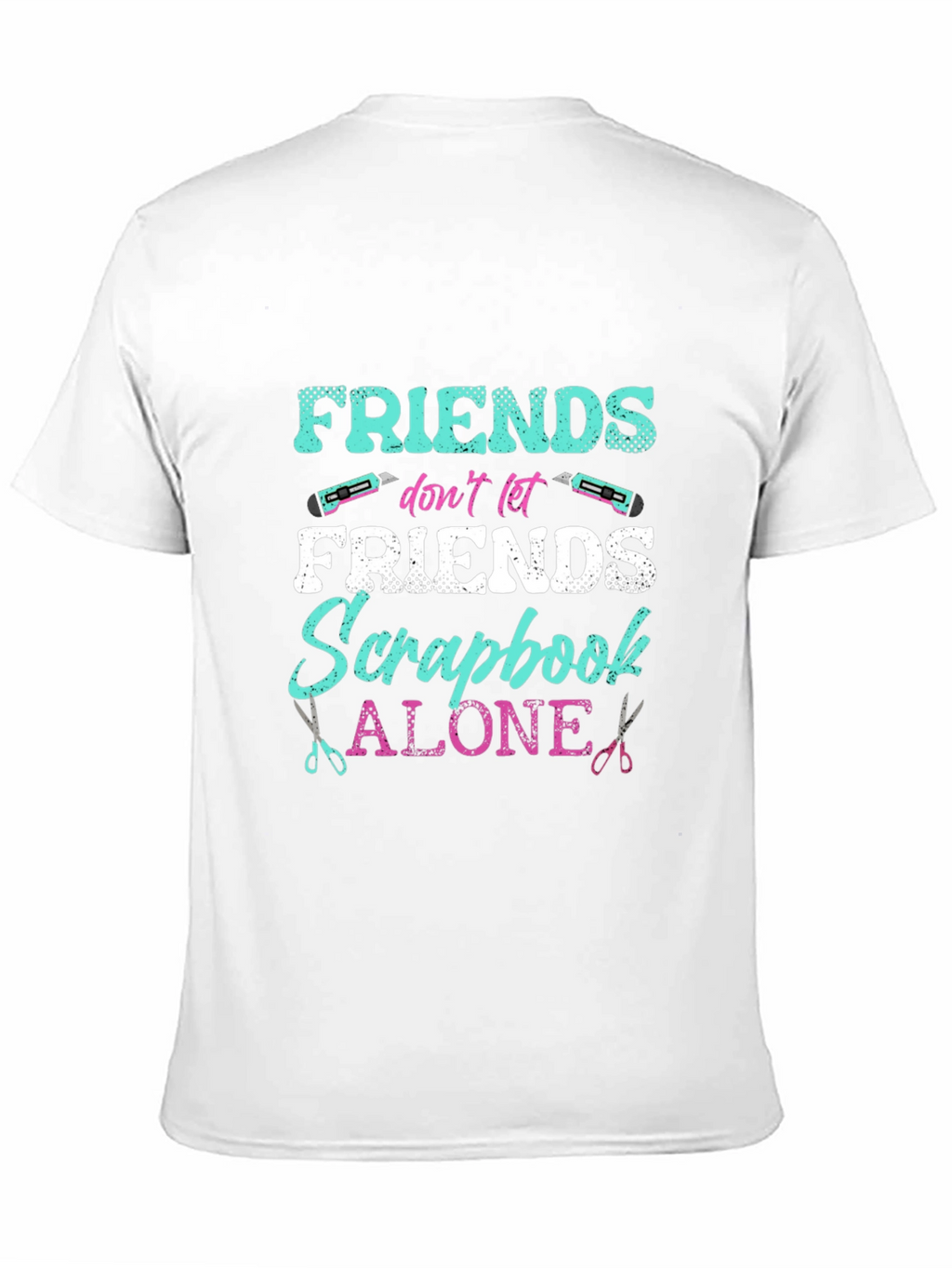 Friends Scrapbook Alone Graphic T-Shirt