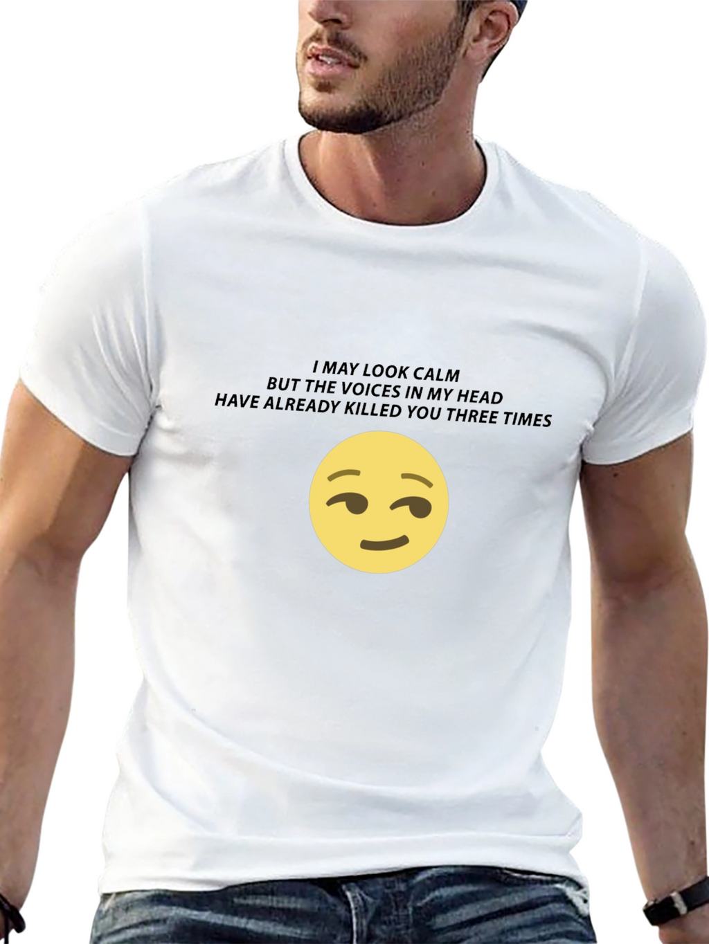 I May Look Calm Graphic T-Shirt