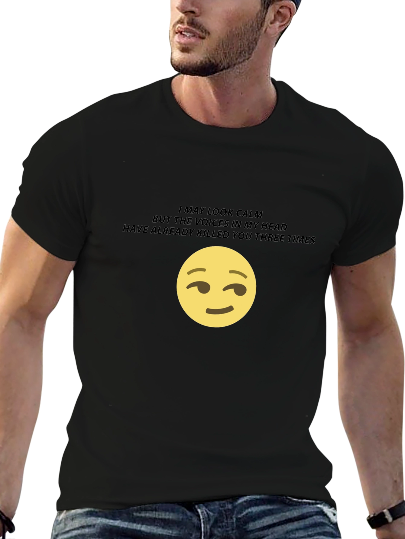 I May Look Calm Graphic T-Shirt