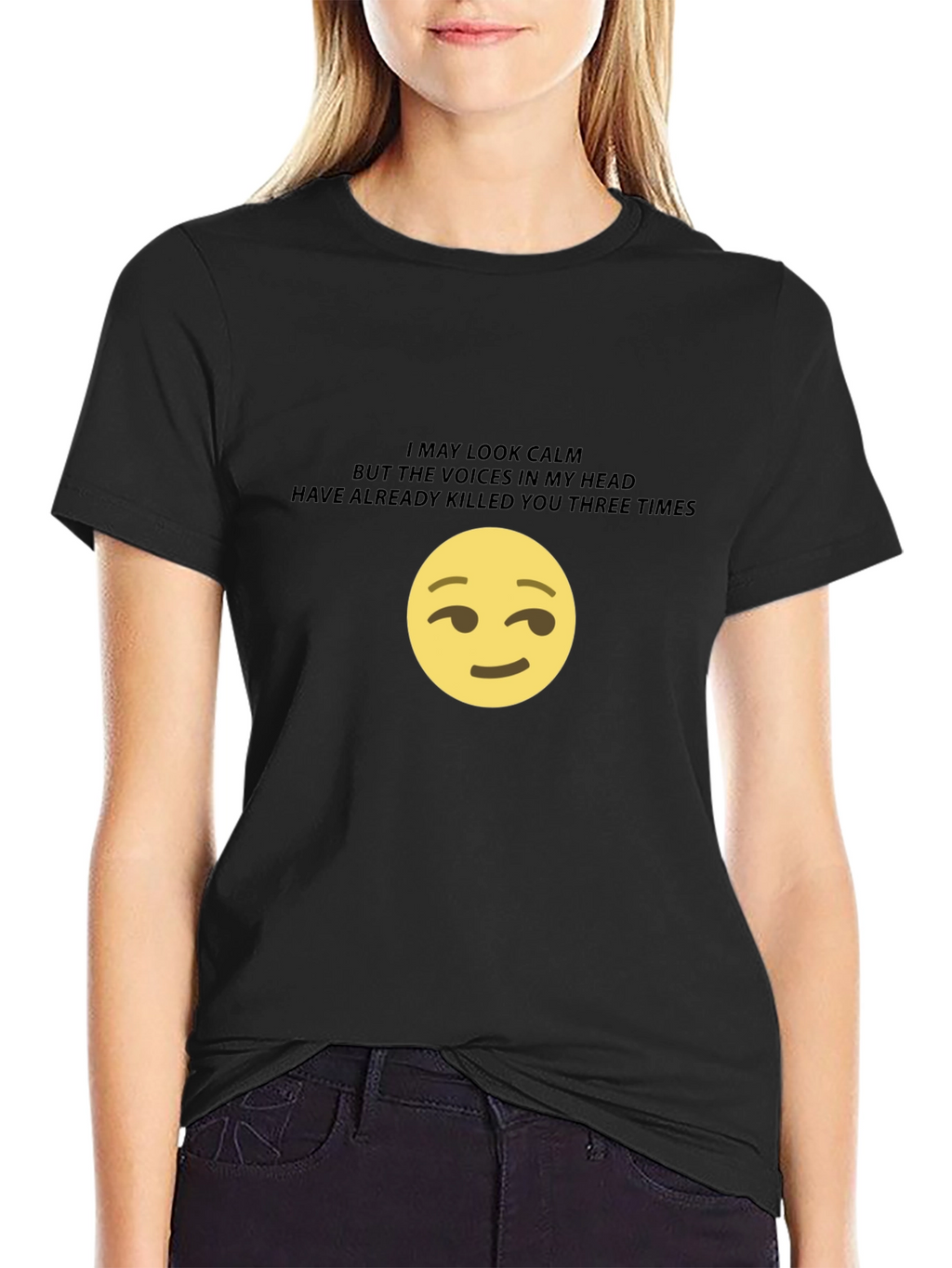 I May Look Calm Graphic T-Shirt