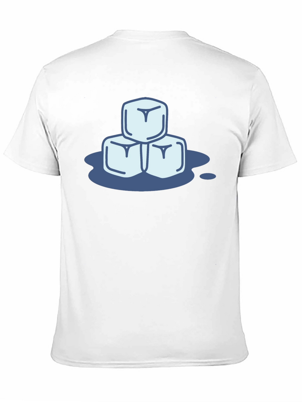 Cool Ice Cubes Graphic Tee - Black Cotton Shirt