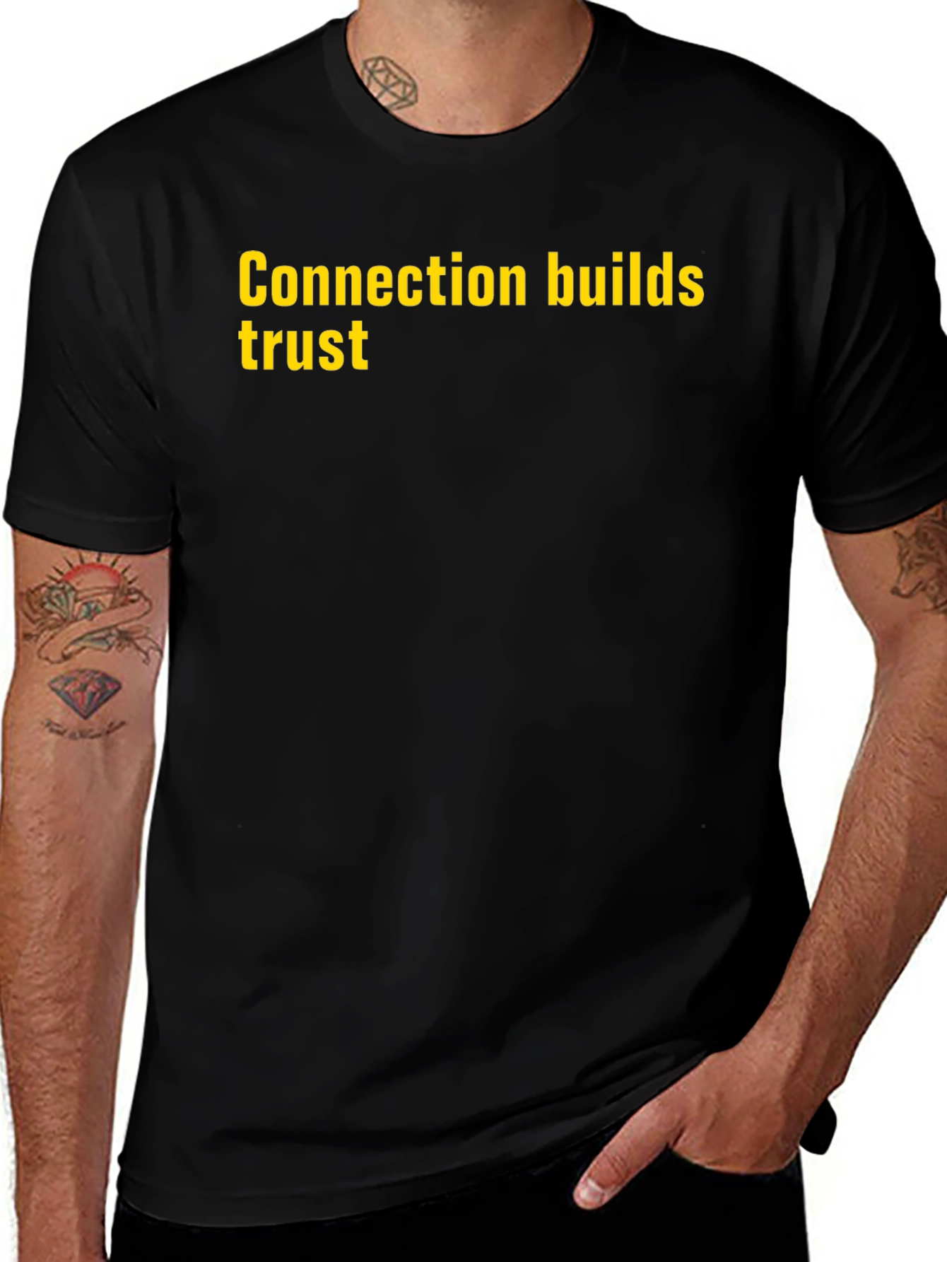 Connection Builds Trust Graphic T-Shirt