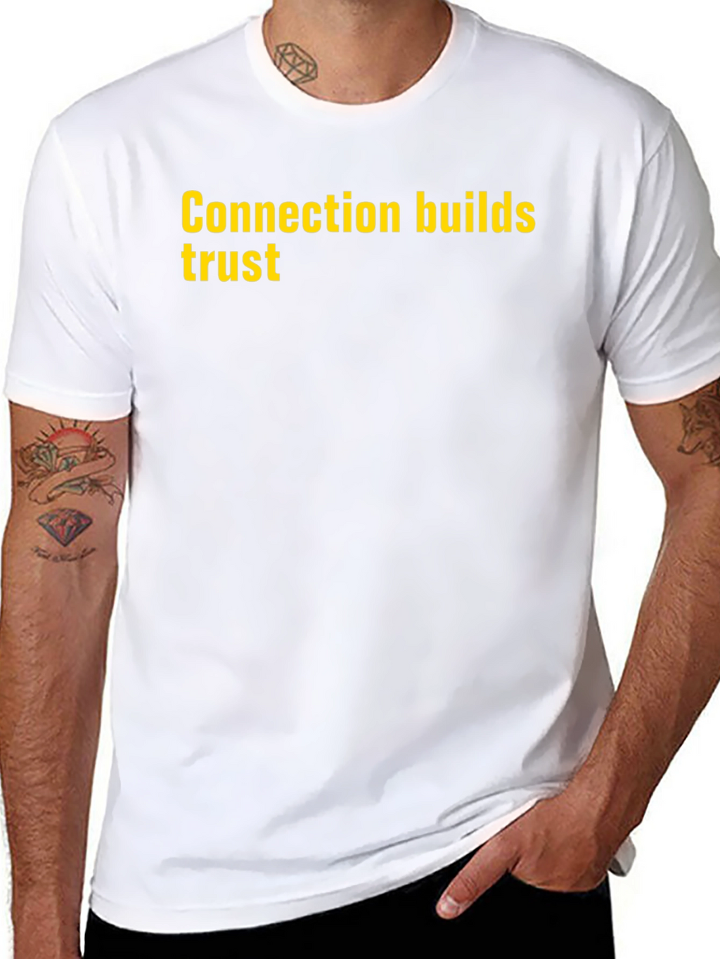 Connection Builds Trust Graphic T-Shirt