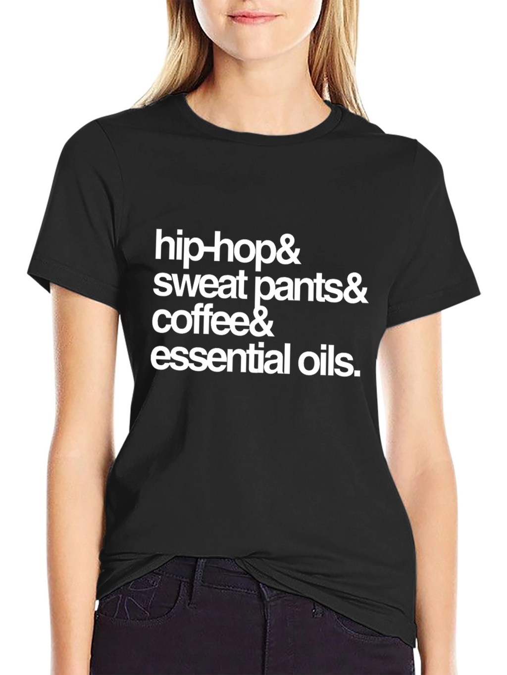 Hip-Hop Sweatpants Coffee & Essential Oils T-Shirt