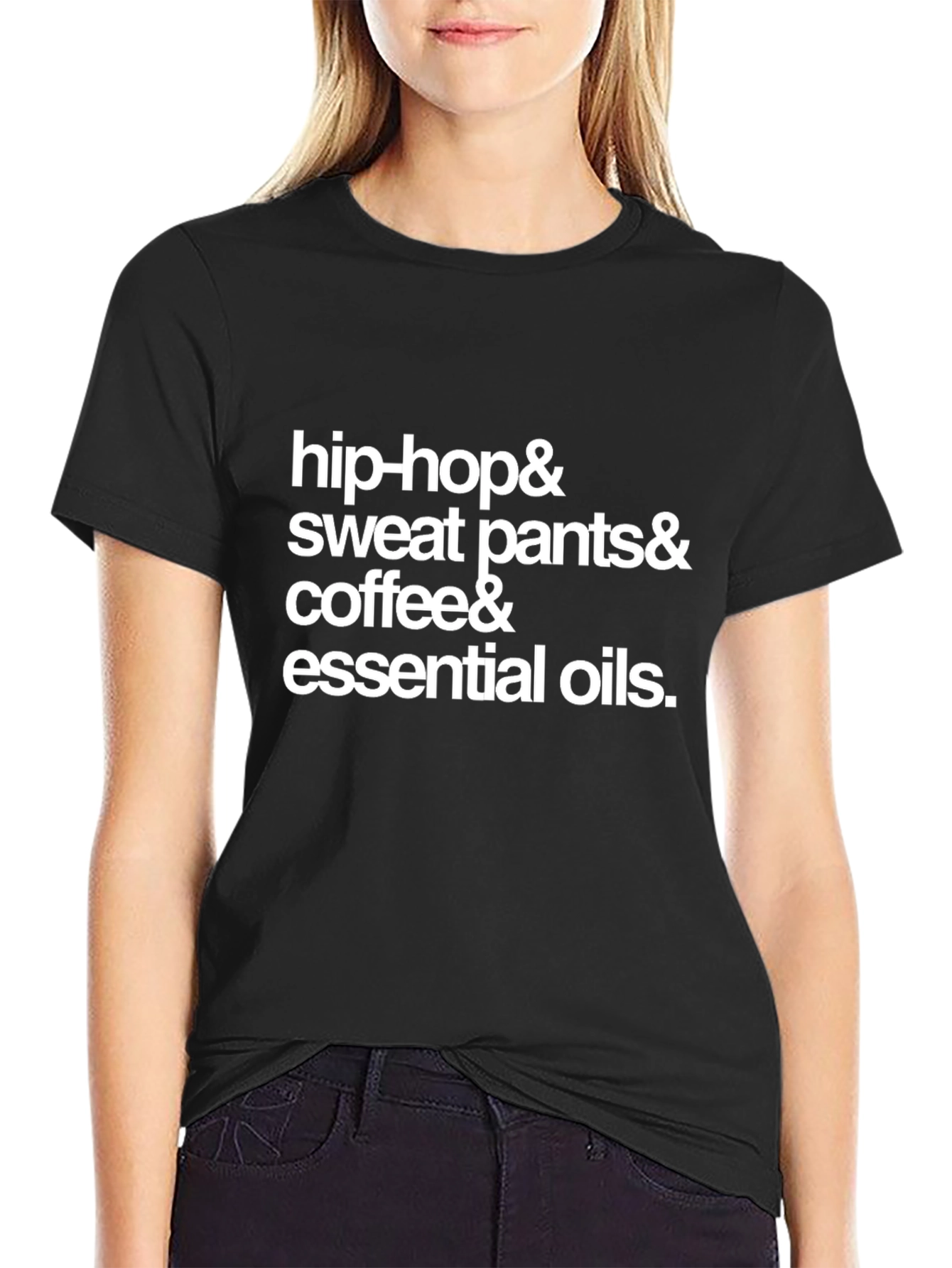 Hip-Hop Sweatpants Coffee & Essential Oils T-Shirt