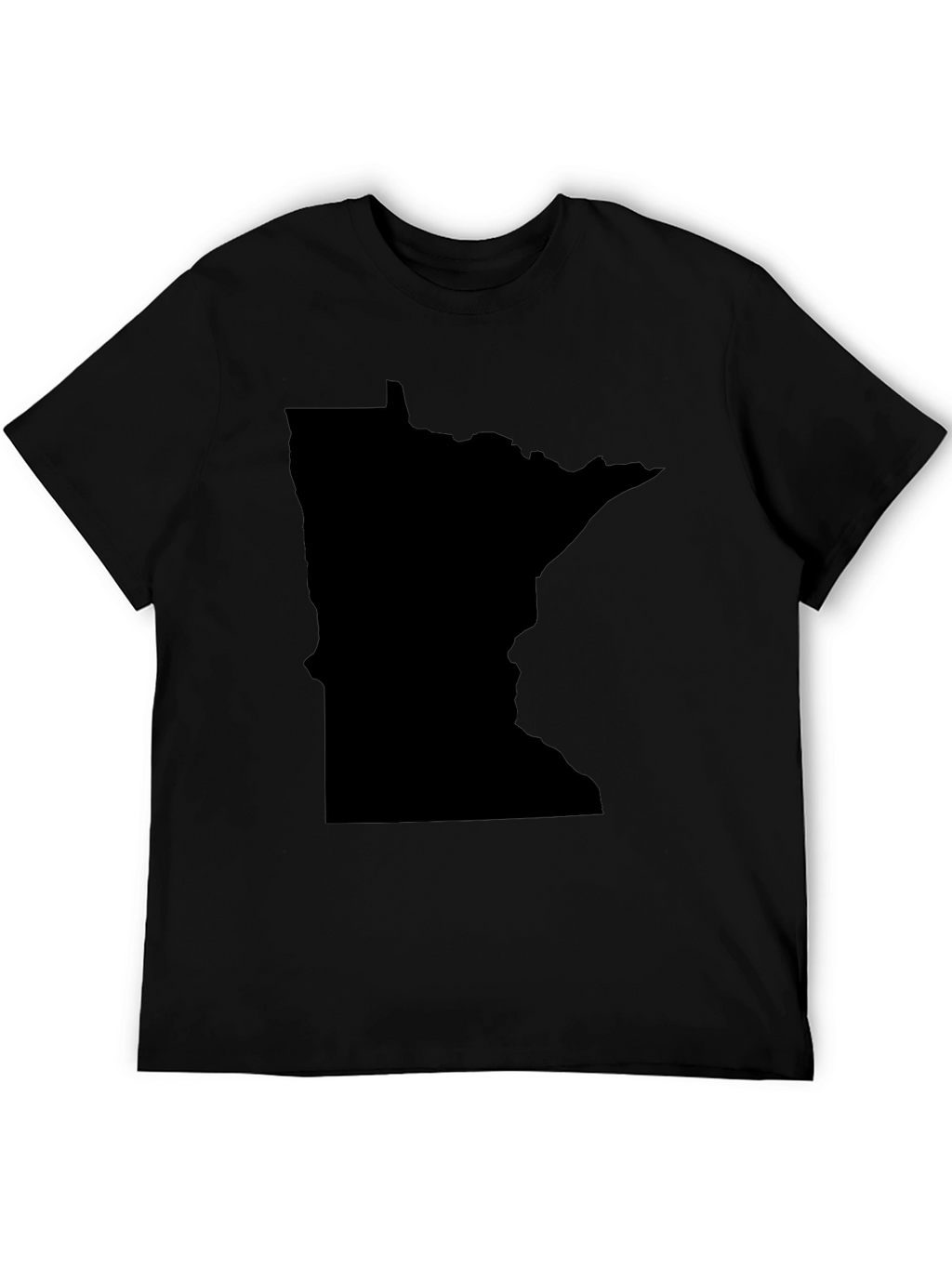 Minnesota State Silhouette T-Shirt - Black