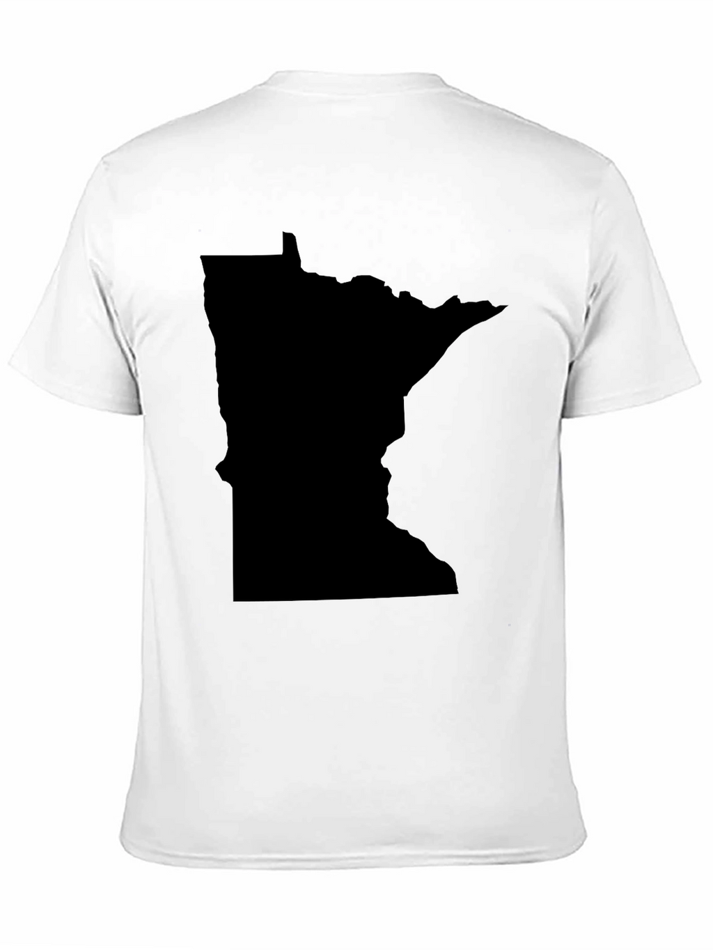 Minnesota State Silhouette T-Shirt - Black